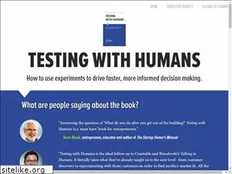 testingwithhumans.com
