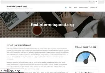 testinternetspeed.org