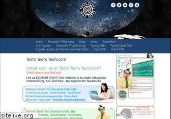 teststeststests.com