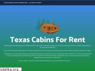 texascabins.com