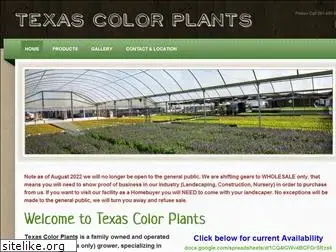 texascolorplants.com