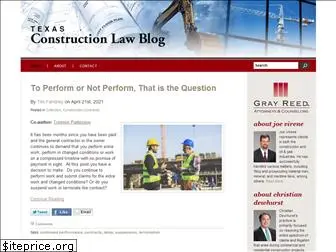 texasconstructionlawblog.com