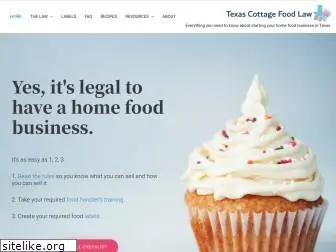 texascottagefoodlaw.com