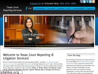 texascourtreportingservices.com