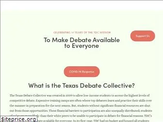 texasdebatecollective.org