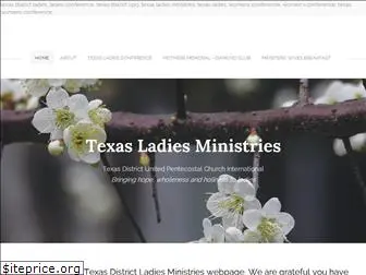 texasladiesministries.org