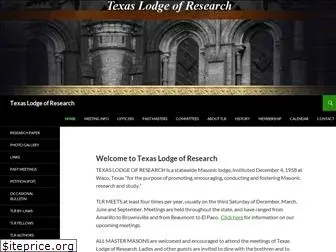 texaslodgeofresearch.org