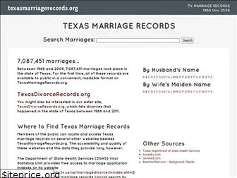 texasmarriagerecords.org
