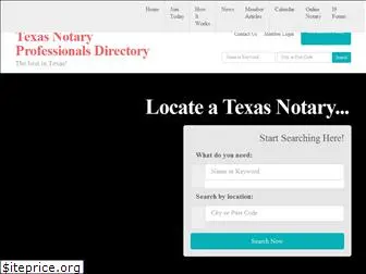 texasnotaryprofessionals.org