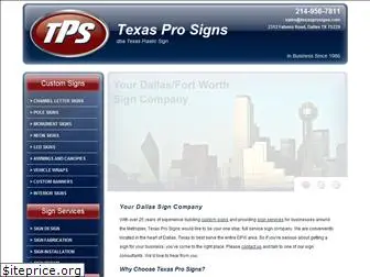 texasprosigns.com