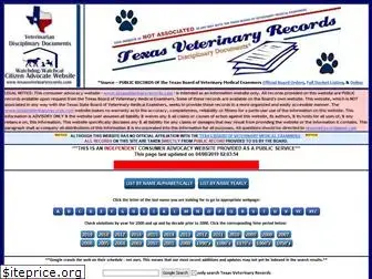 texasveterinaryrecords.com