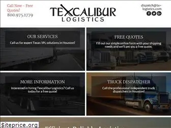 texcaliburlogistics.com