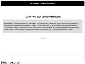 Top 57 Similar Websites Like Text Online Umschreiben De And Alternatives