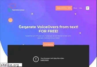 text2voiceover.com