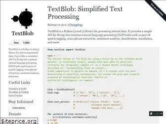 textblob.readthedocs.org