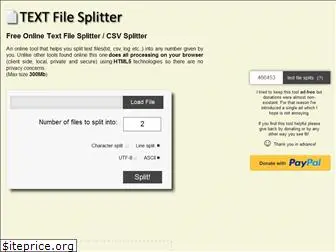 textfilesplitter.com