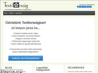 textilorszag.hu