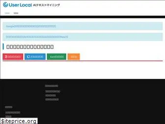 textmining.userlocal.jp