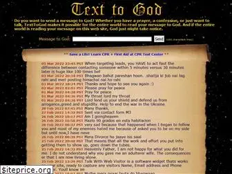 texttogod.com