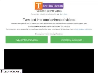 texttovideo.in