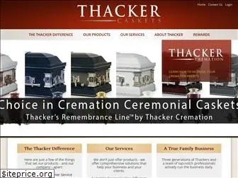 thackercaskets.com