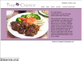 thaichoicerestaurant.com