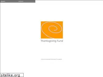 thanksgivingfund.org