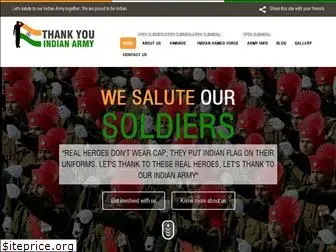 thankyouindianarmy.com