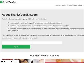 thankyourskin.com