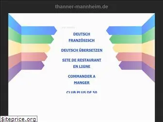 thanner-mannheim.de