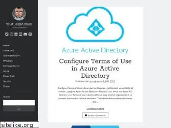 thatlazyadmin.com