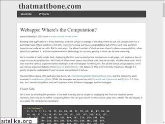 thatmattbone.com