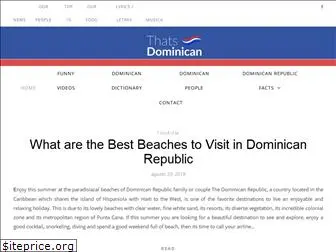 thatsdominican.com