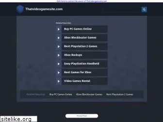 thatvideogamesite.com