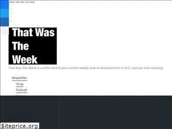 thatwastheweek.com