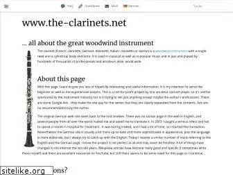 the-clarinets.net