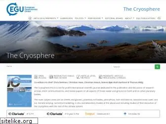 the-cryosphere.net