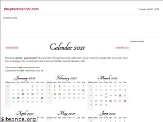 the-yearcalendar.com