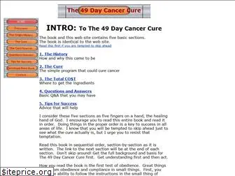 the49daycancercure.com
