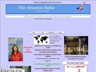 theabsenteeballot.com