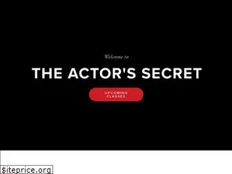 theactorssecretbook.com