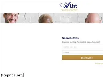 thealiststaffing.com