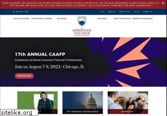 theamericancollege.edu