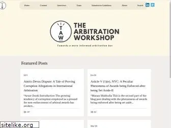 thearbitrationworkshop.com