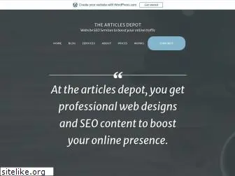 thearticlesdepot.com