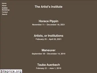 theartistsinstitute.org