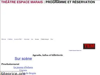 theatreespacemarais-evenements.com