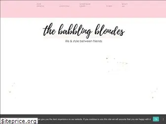 thebabblingblondes.com