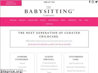 thebabysittingcompany.com