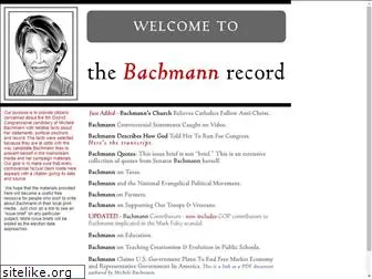 thebachmannrecord.com